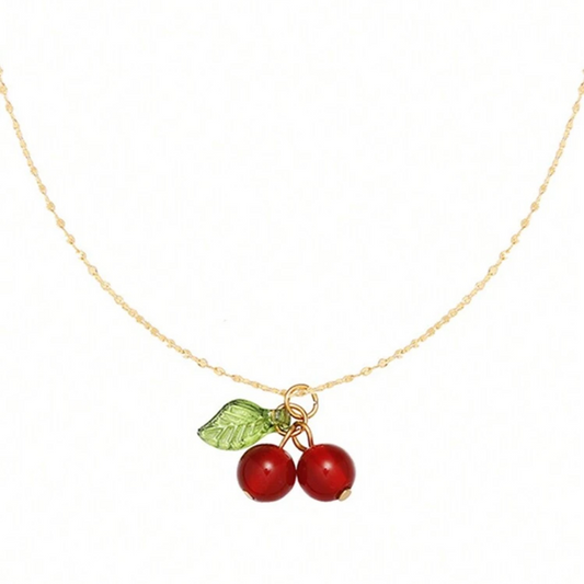 Neckless  Cherry Gold Color