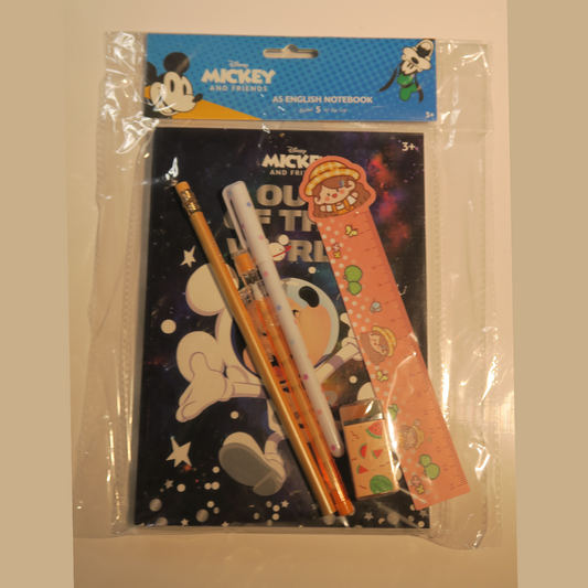 Kids Mickey notebook stationary Set